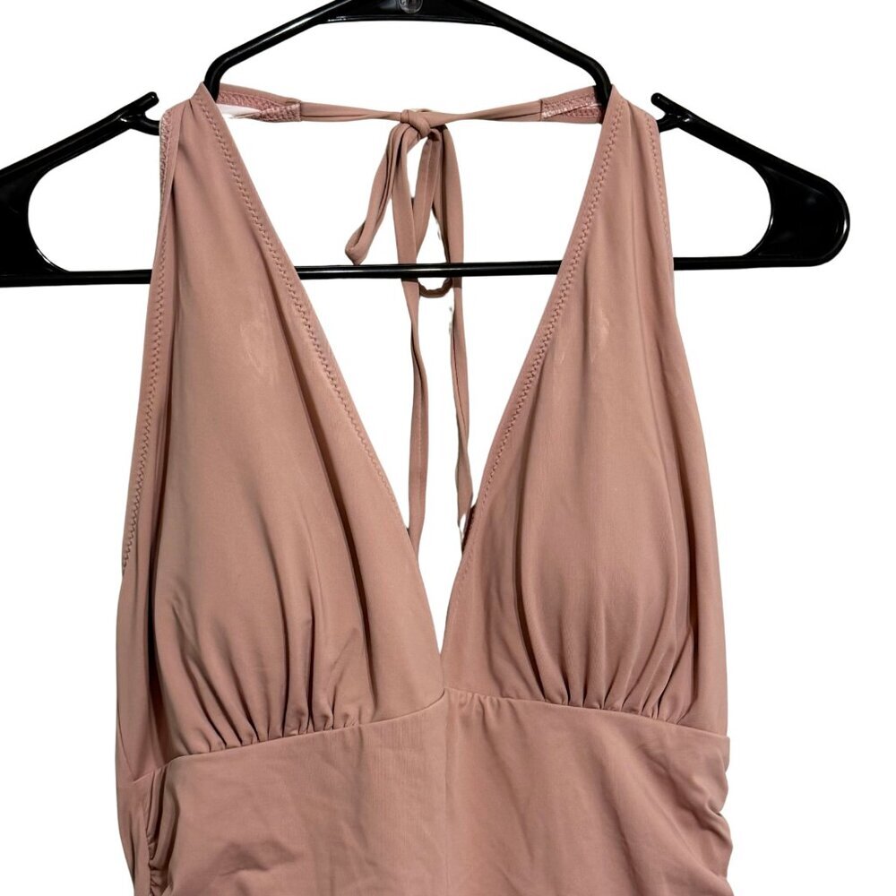 Cupshe Womens One Piece V-Neck Swimsuit w/Tummy Control - Size Large - Picture 5 of 9